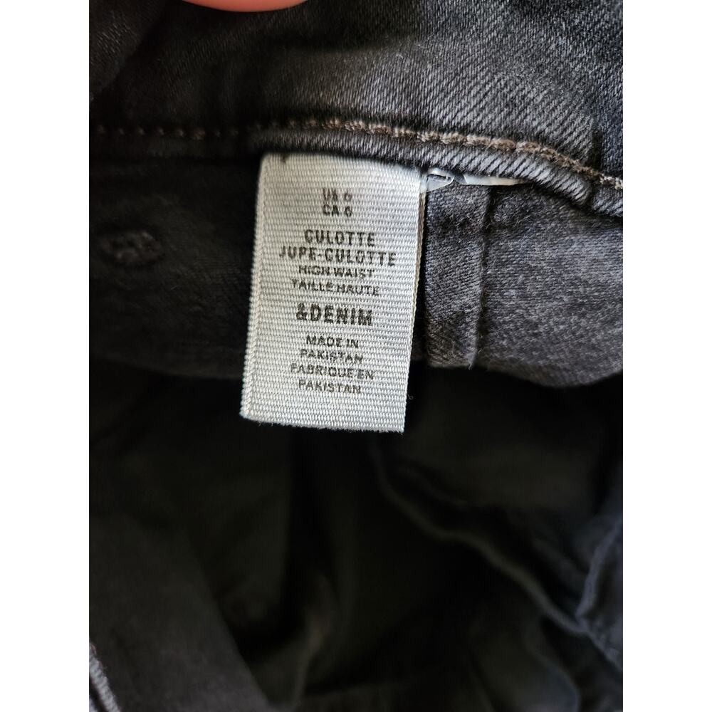 H&M Women's High Waisted Wide Bottom Boyfriend Denim Jeans-6 - Picture 7 of 8